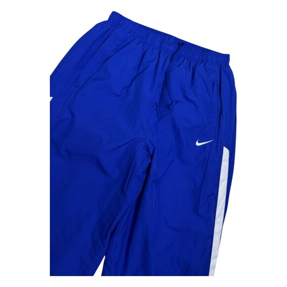 NIKE Swoosh Vintage Y2K Blue Lined Casual Activewear Workout Pants Mens Large - Picture 2 of 5